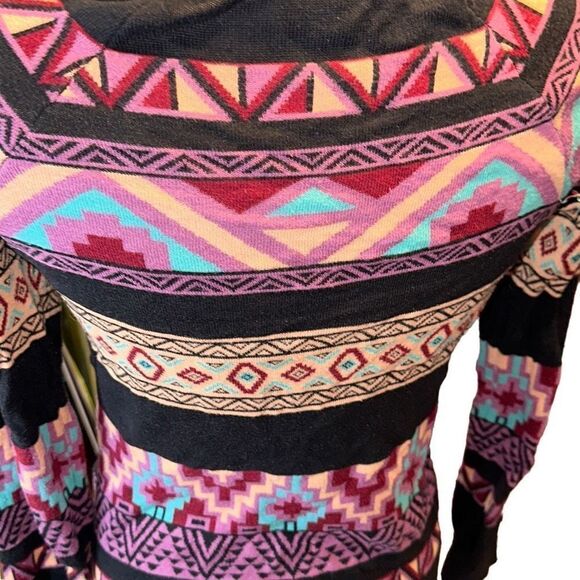 NOLLIE AZTEC PATTERN cardigan size xs - Picture 10 of 12